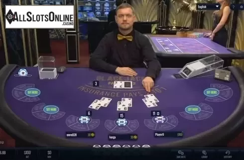 Game Screen 2. Blackjack (LuckyStreak) from LuckyStreak