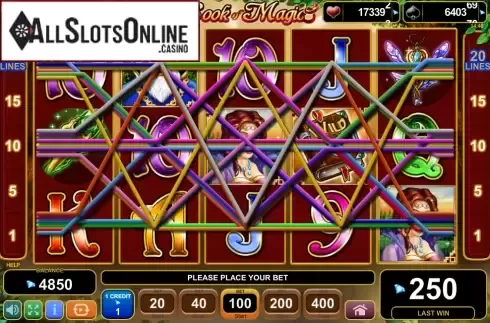 Screen7. Book of Magic (EGT) from EGT