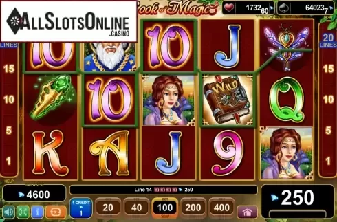 Screen8. Book of Magic (EGT) from EGT