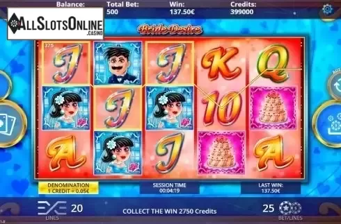 Win Screen. Bride Desire from DLV