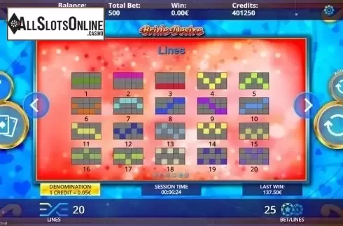 Lines. Bride Desire from DLV