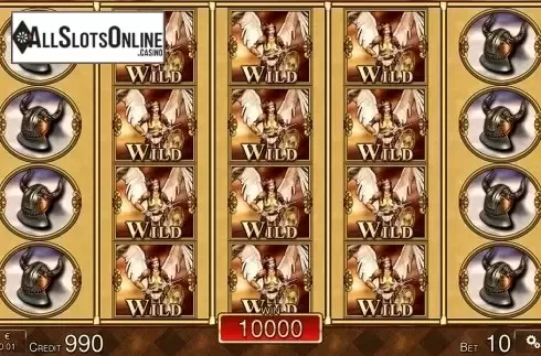 Big win screen. Brynhild HD from Merkur