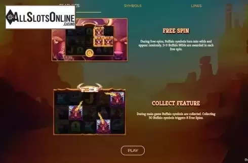 Features screen