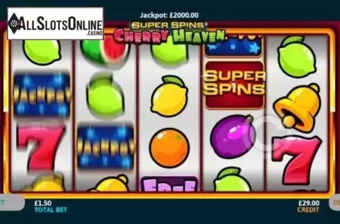 Reel Screen. Cherry Heaven from Intouch Games