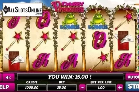 Win Screen. Chubby Princess from PlayPearls