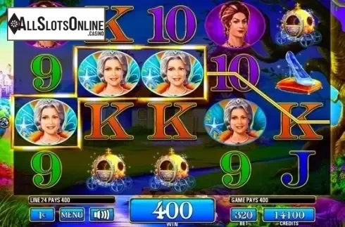 Win Screen. Cinderella: Dreams Come True from Incredible Technologies