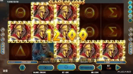 Clash of Gods slot screenshot 3