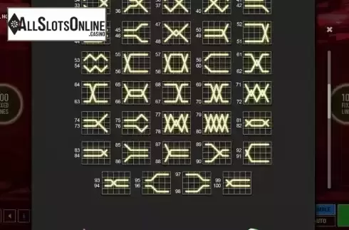 Paylines screen 2