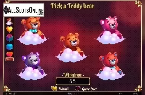 Bonus Game. Cupids Strike from Spinomenal