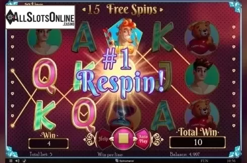 Respin. Cupids Strike from Spinomenal