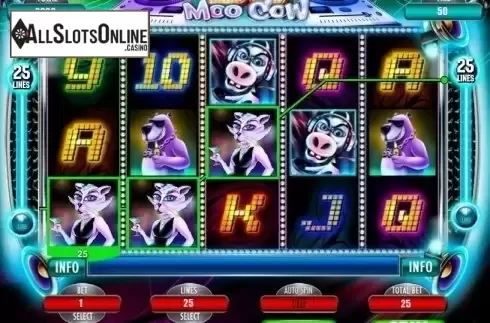 Win Screen. DJ Moo Cow from RTG