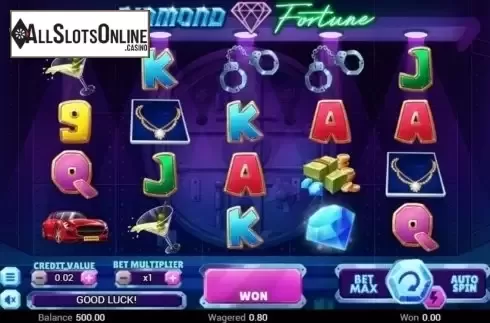 Reel Screen. Diamond Fortune from Swintt
