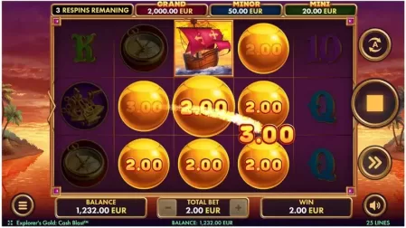 Explorer's Gold Cash Blast slot screenshot 4