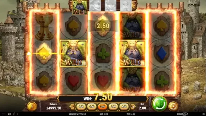 Feline Fury slot screenshot 3
