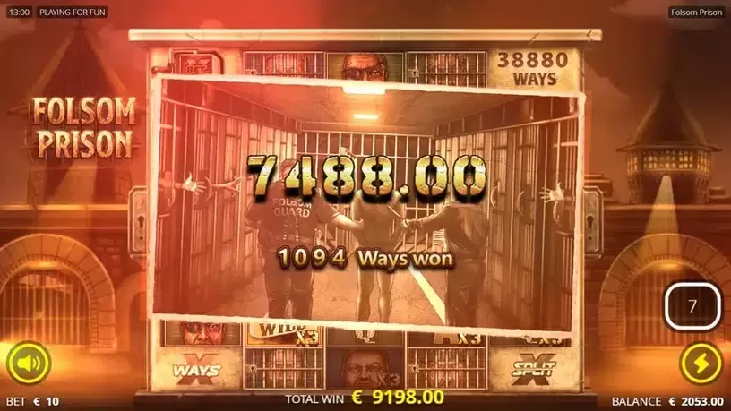 Folsom Prison slot screenshot