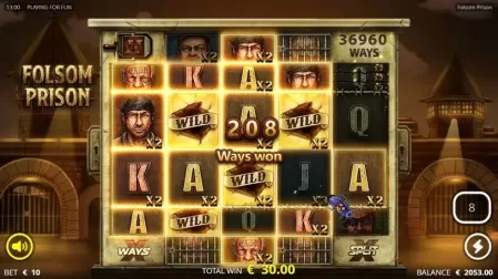 Folsom Prison slot screenshot 7