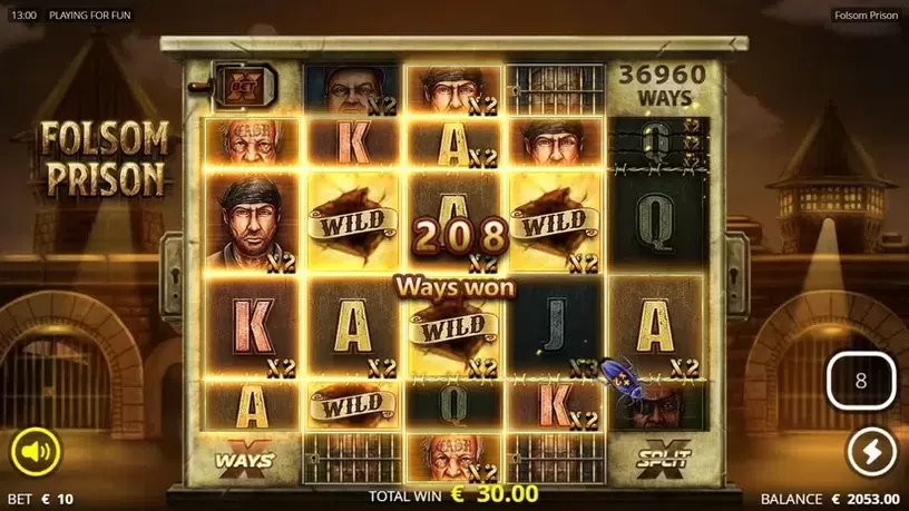 Folsom Prison slot screenshot 7