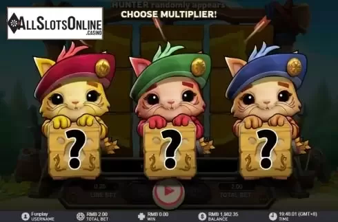 Choose Multiplier screen