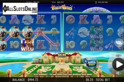Win Screen. Foxin Twins from NextGen