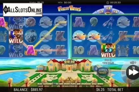 Win Screen. Foxin Twins from NextGen