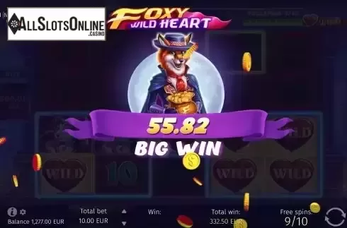 Total Win in Free Spins Screen