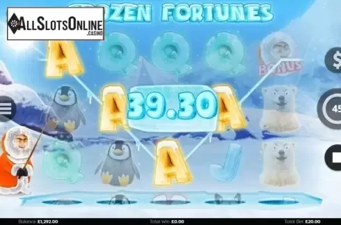 Win Screen 1. Frozen Fortunes from Endemol Games