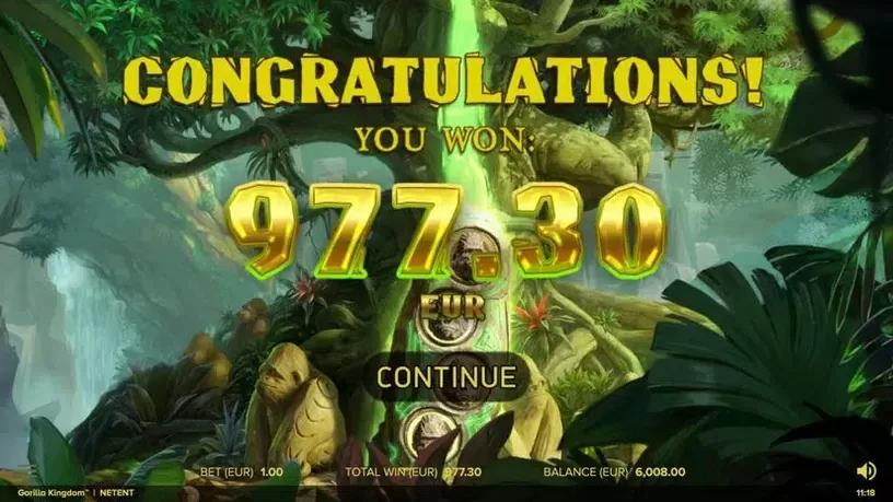 Gorilla Kingdom slot screenshot 4