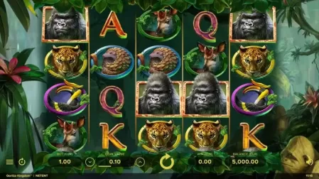 Gorilla Kingdom slot screenshot 1