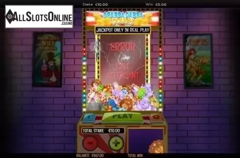 Error Mode Screen. Grabba Dabba Dough from CORE Gaming