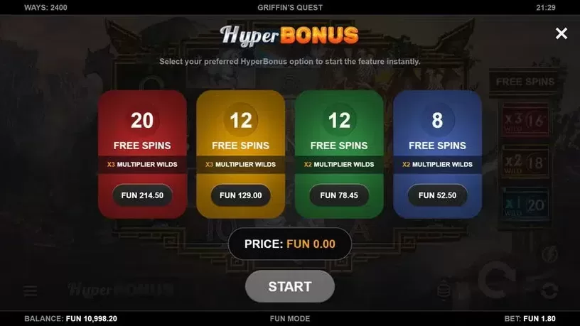 Griffin’s Quest slot screenshot 3