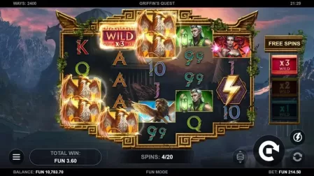 Griffin’s Quest slot screenshot 5