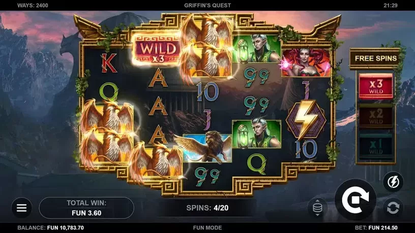 Griffin’s Quest slot screenshot 5