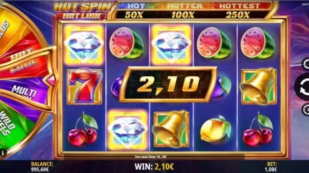 Hot Spin Hot Link slot screenshot 2