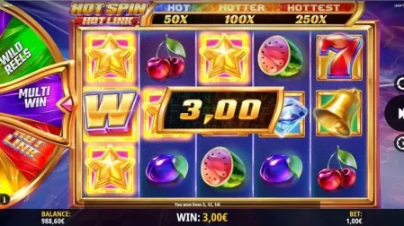 Hot Spin Hot Link slot screenshot 3