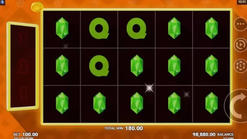 Icy Gems slot screenshot 2