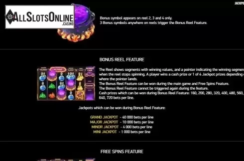 Features 2. Jackpot Lab from Platipus