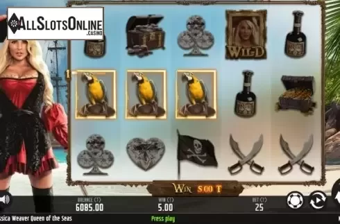 Win Screen. Jessica Weaver Queen of the Seas from MGA