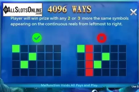 Win Ways screen
