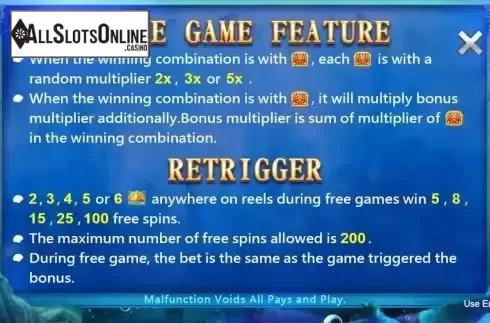 FS feature screen