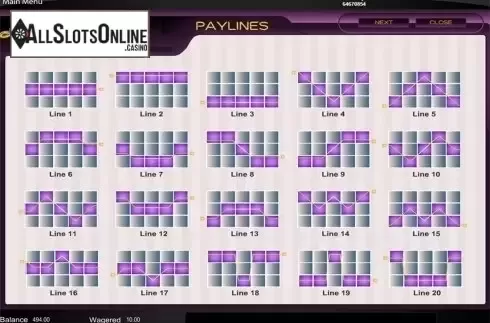 Winlines. Lady's Charms from Amaya