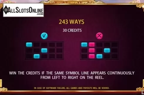 Paytable screen 3. Life after Life from Iconic Gaming