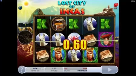 Lost City of Incas slot screenshot 2