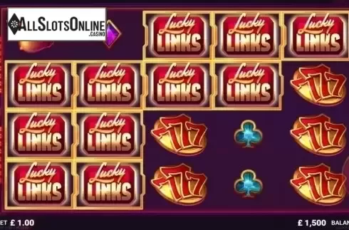 Feature screen. Lucky Links from JustForTheWin