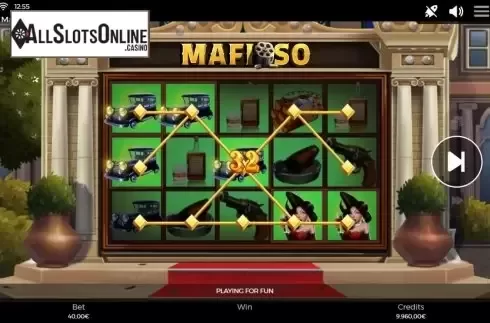 Win Screen 1. Mafioso (Spinmatic) from Spinmatic
