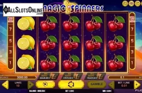 Reel Screen. Magic Spinners from Fugaso