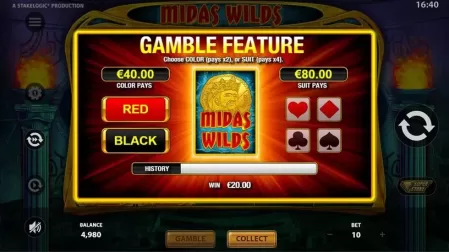 Midas Wilds slot screenshot 3