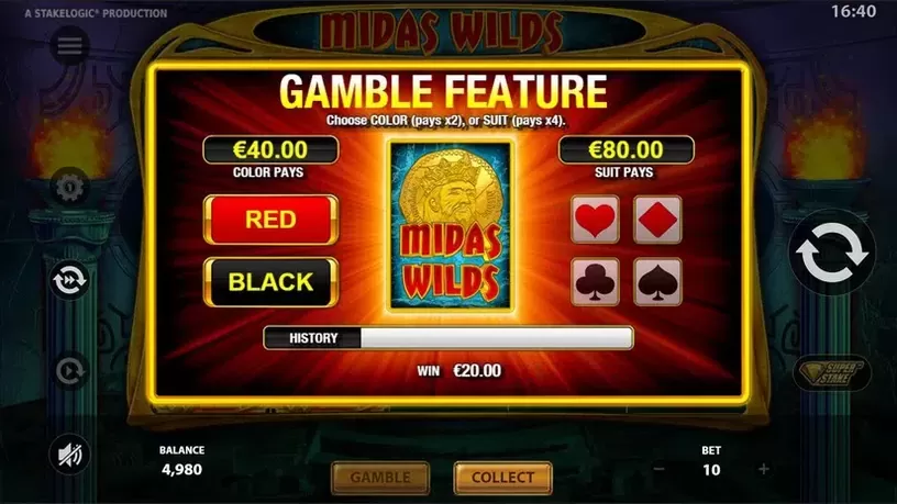 Midas Wilds slot screenshot 3