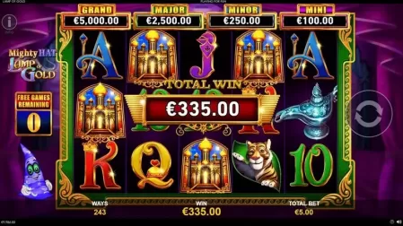 Mighty Hat Lamp Of Gold slot screenshot 7