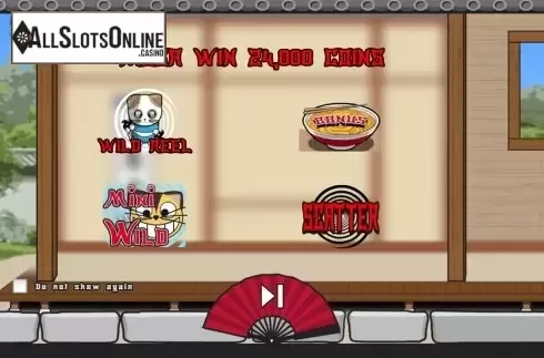 Intro screen. Ninja Cats from Espresso Games