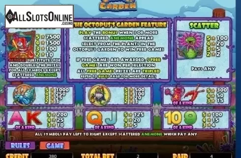 Screen3. Octopus's Garden from Bwin.Party